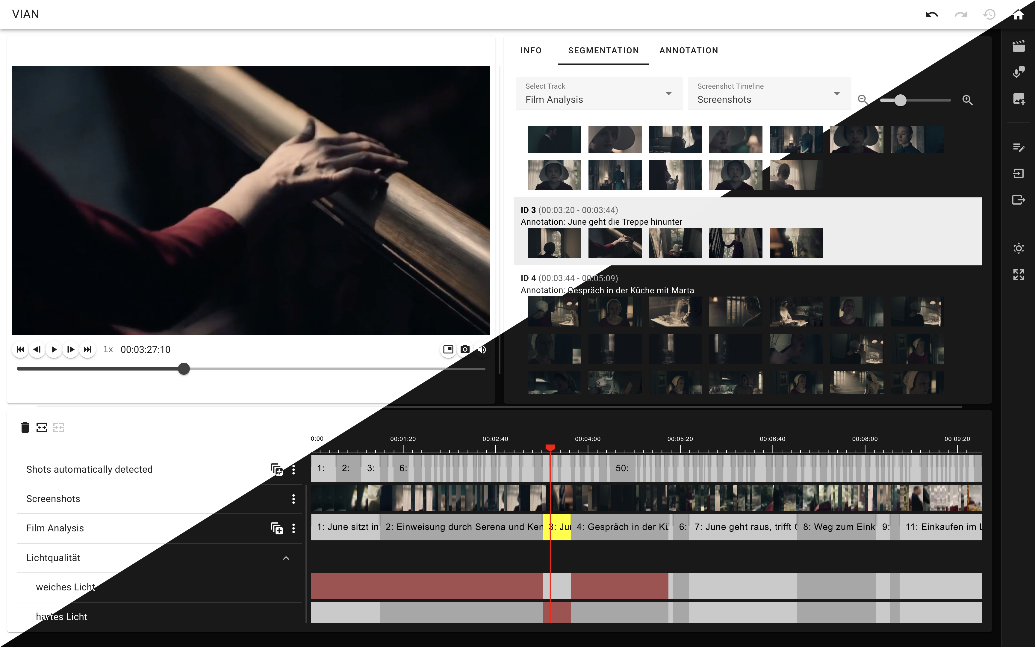 Das Interface von VIAN
