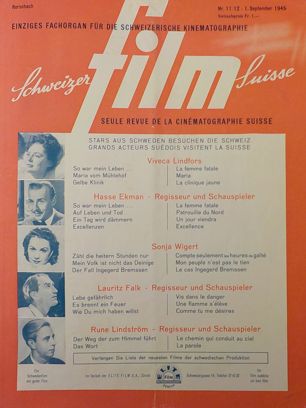 Schweizer Film suisse